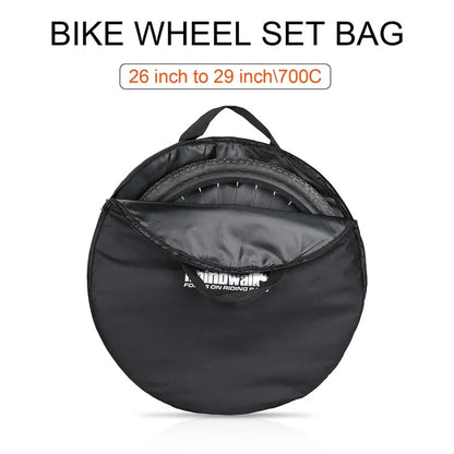 RHINOWALK RM265 Storage Bag for 26-27.5 Inch Mountain Bike Wheel Set Carrying Pouch