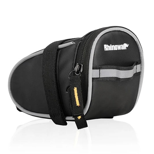 RHINOWALK T604 Bike Rear Saddle Bag Polyester Reflective Bicycle Tail Storage Bag