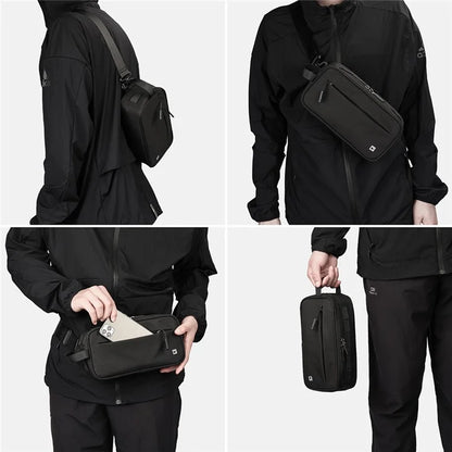 RHINOWALK X21921 Bike Front Bag Waterproof Road Bicycle Frame Bag with Shoulder Strap