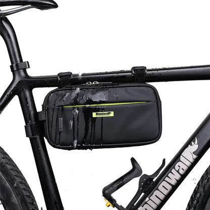 RHINOWALK X21921 Bike Front Bag Waterproof Road Bicycle Frame Bag with Shoulder Strap