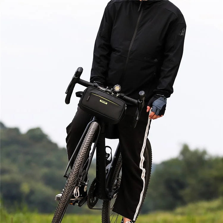 RHINOWALK X21921 Bike Front Bag Waterproof Road Bicycle Frame Bag with Shoulder Strap