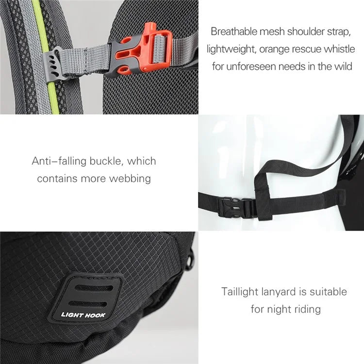 RHINOWALK X20801 20L Cycling Backpack Lightweight Outdoor Climbing Hiking Water-Repellent Backpack