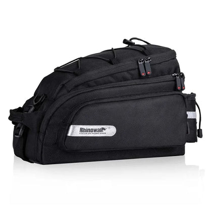 RHINOWALK X20667 12L Bike Rear Seat Bag Waterproof Pannier Bag with Rain Cover