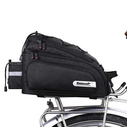 RHINOWALK X20667 12L Bike Rear Seat Bag Waterproof Pannier Bag with Rain Cover