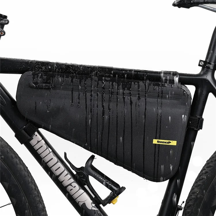 RHINOWALK X20654 Bike Triangle Tube Bag MTB Frame Bag TPU+Polyester Cycling Pouch