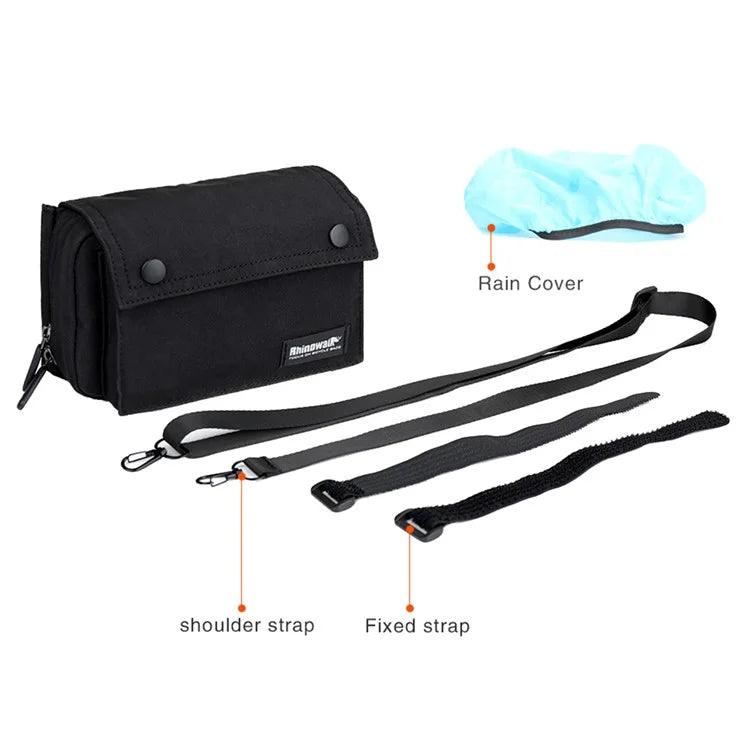 RHINOWALK X2012 Polyester Multifunctional Bike Front Handlebar Bag with Shoulder Strap