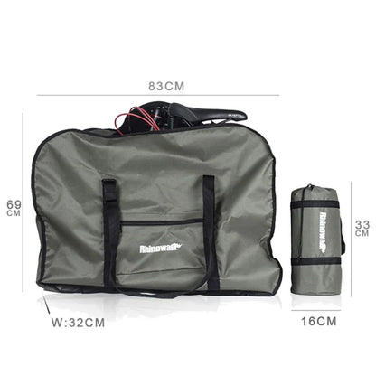 RHINOWALK Carrying Bag for 20-22 Inch Folding Bike Storage Pouch with Small Bag