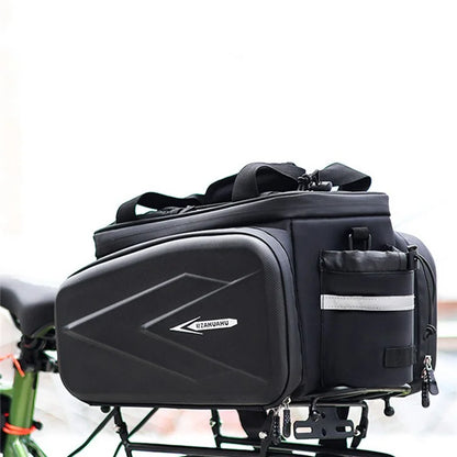 RZAHUAHU YA577 10L Waterproof Water Bottle Holder Bicycle Rear Rack Hard Shell Insulated Bag