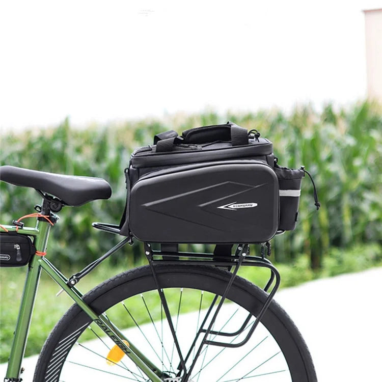 RZAHUAHU YA577 10L Waterproof Water Bottle Holder Bicycle Rear Rack Hard Shell Insulated Bag