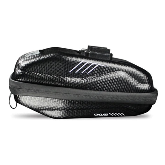 WILD MAN E7S Bicycle Seat Bag Waterproof PU+EVA Bike Pack Under Seat Saddle Bag