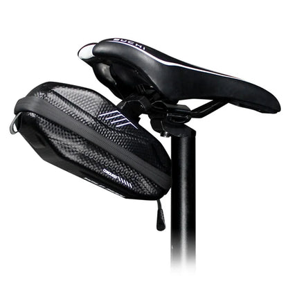 WILD MAN E7S Bicycle Seat Bag Waterproof PU+EVA Bike Pack Under Seat Saddle Bag