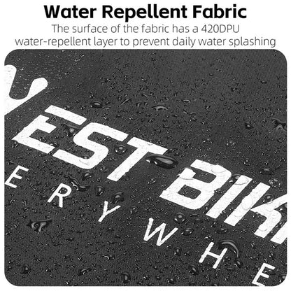 WEST BIKING YP0719366 420D PU 27.5-Inch 700C Road Bike Carrying Bag MTB Bicycle Transport Bag