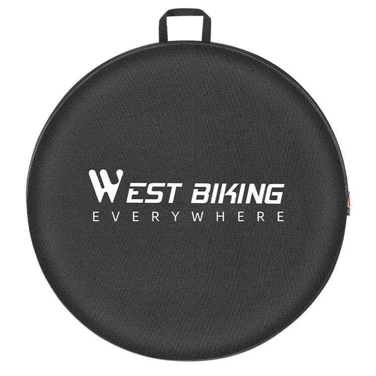 WEST BIKING YP0719387 Polyester Road Bicycle Tyre Bag 26-27.5 Inch MTB Bike Wheel Transport Bag