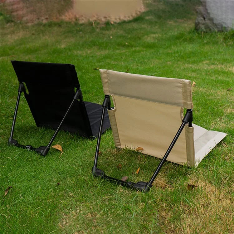 CLS Folding Camping Picnic Chairs Seat Mat Stadium Seating with Storage Pouch