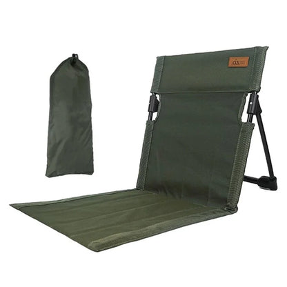 CLS Folding Camping Picnic Chairs Seat Mat Stadium Seating with Storage Pouch