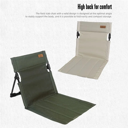 CLS Folding Camping Picnic Chairs Seat Mat Stadium Seating with Storage Pouch