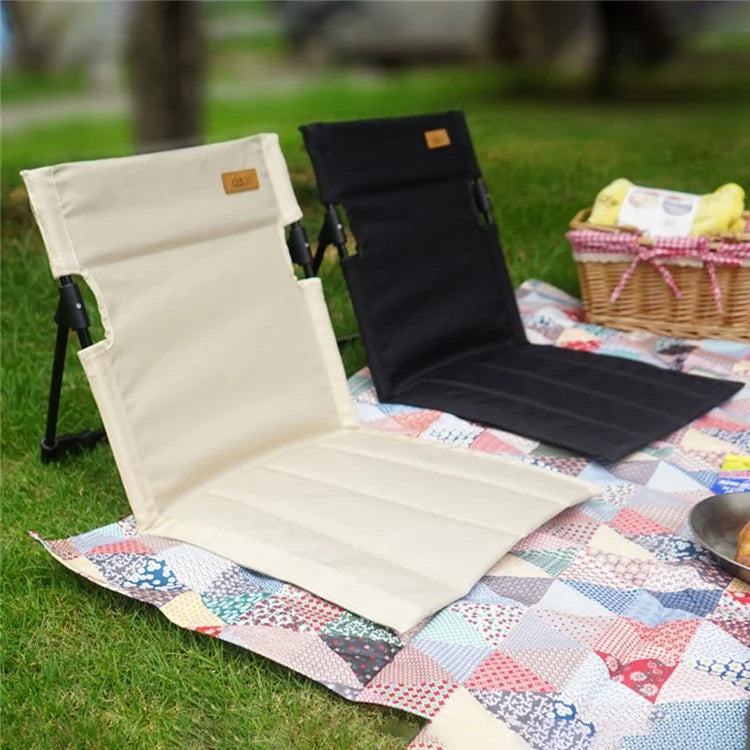 CLS Folding Camping Picnic Chairs Seat Mat Stadium Seating with Storage Pouch