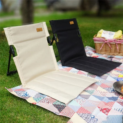 CLS Folding Camping Picnic Chairs Seat Mat Stadium Seating with Storage Pouch