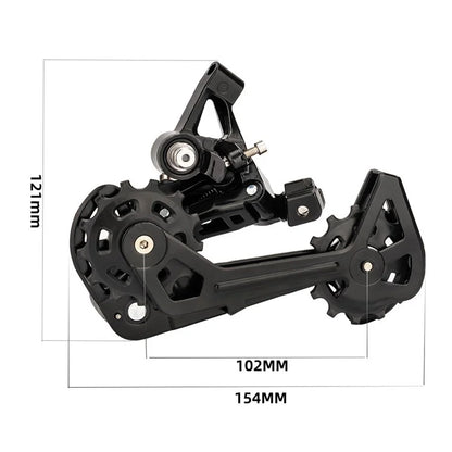 ZTTO microNEW Aluminum Alloy+PA Nylon 12 Speed Mountain Bike Right and Rear Shifter Set