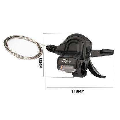 ZTTO microNEW Aluminum Alloy+PA Nylon 12 Speed Mountain Bike Right and Rear Shifter Set