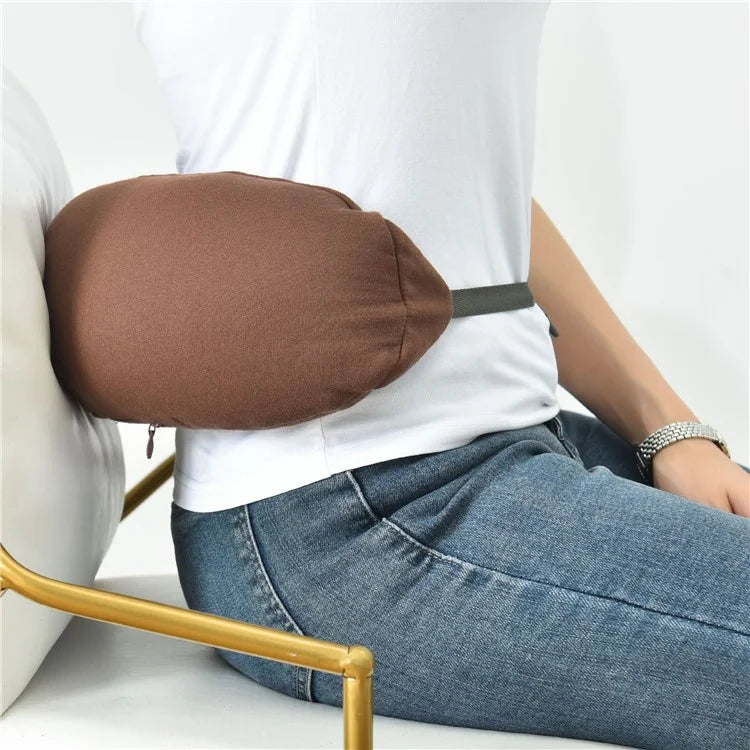 Travel Pillow Cotton U-Shape Head Rest Neck Pillow with Hood for Airplane Car Office