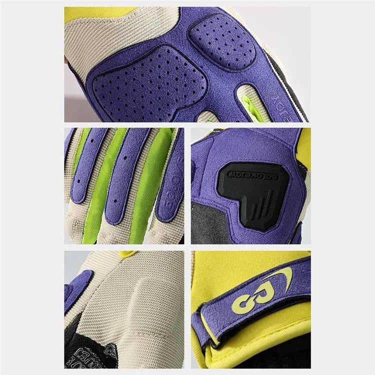 GOLOVEJOY XG79 1 Pair Cycling Anti-Slip Gloves Breathable Touch Screen Hand Gloves