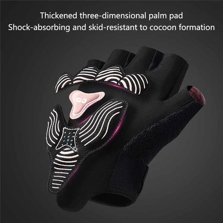GOLOVEJOY XG78 1 Pair Fitness Men's Gloves Breathable Half Finger Women's Hand Gloves