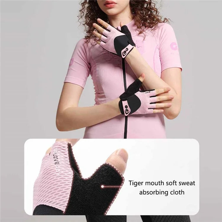 GOLOVEJOY XG78 1 Pair Fitness Men's Gloves Breathable Half Finger Women's Hand Gloves