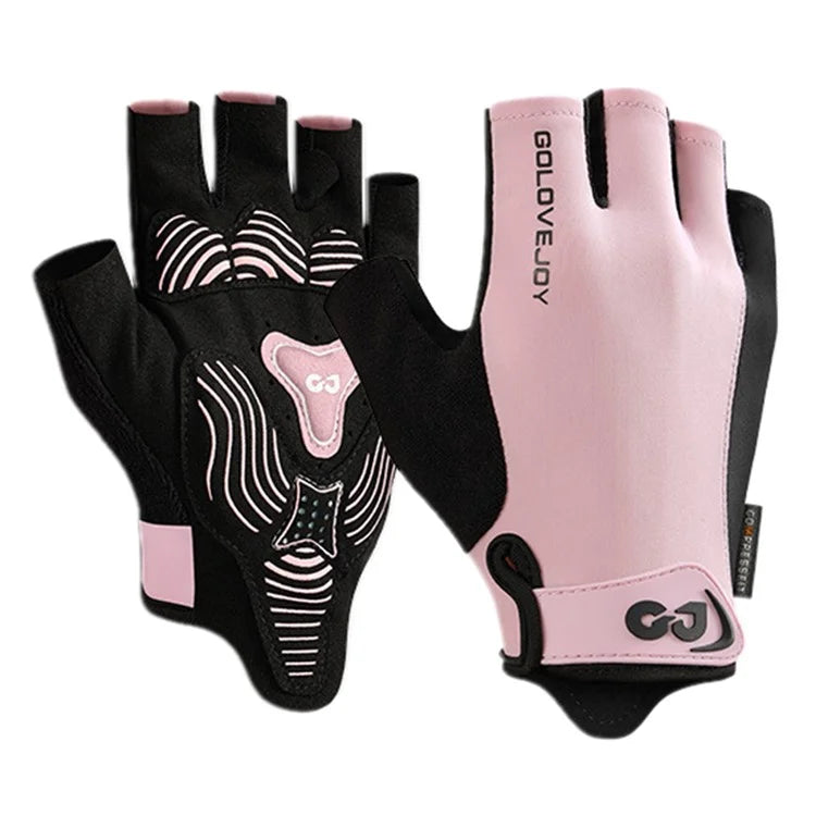 XG81 1 Pair Half-Finger Gloves Anti-Slip Shock-Absorbing Hand Gloves for Men, Women