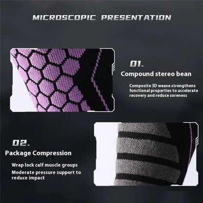 GOLOVEJOY DWZ04 1 Pair Sport Compression Socks Winter Warm High Tube Ski Calf Socks