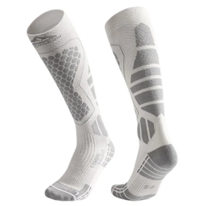 GOLOVEJOY DWZ04 1 Pair Sport Compression Socks Winter Warm High Tube Ski Calf Socks