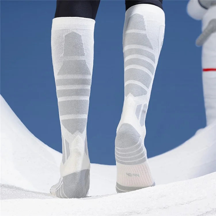 GOLOVEJOY DWZ04 1 Pair Sport Compression Socks Winter Warm High Tube Ski Calf Socks