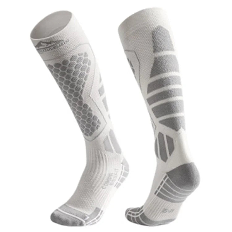 GOLOVEJOY DWZ04 1 Pair Sport Compression Socks Winter Warm High Tube Ski Calf Socks