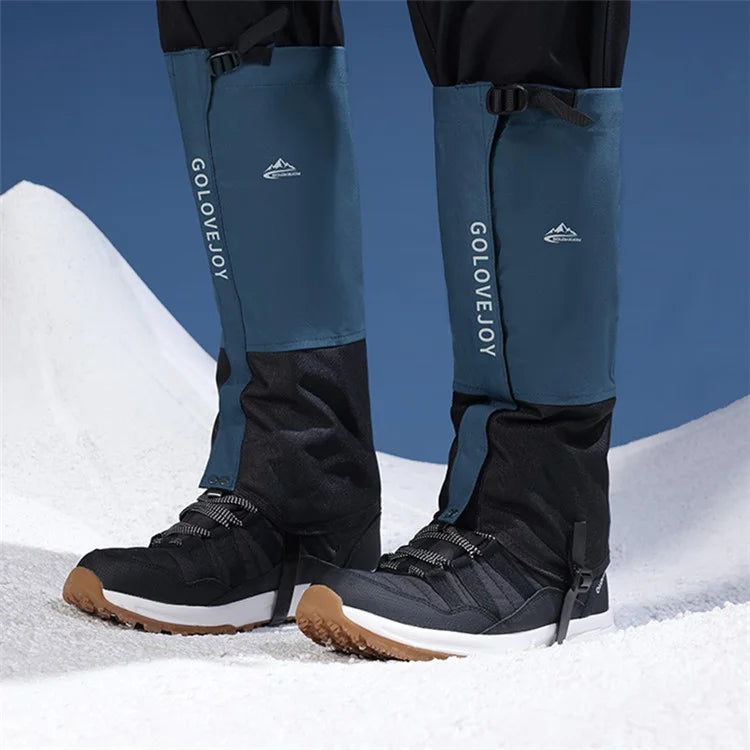 GOLOVEJOY HX39 Winter Outdoor Snow Boot Gaiters Breathable Waterproof Ankle Leg Guards for Hiking Hunting Skiing