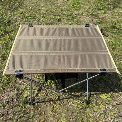 HALIN Portable Folding Camping Table Oxford Cloth Aluminum Alloy Bracket Desk for Garden Picnic BBQ