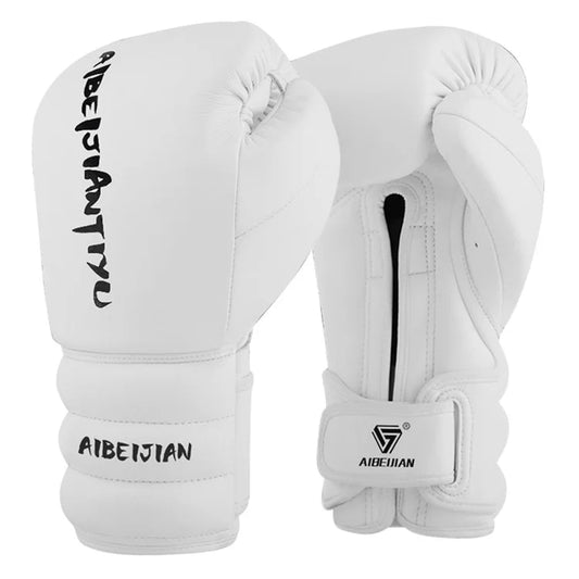 AIBEIJIAN 10oz Kickboxing Gloves Teenager Breathable Boxing Training Gloves