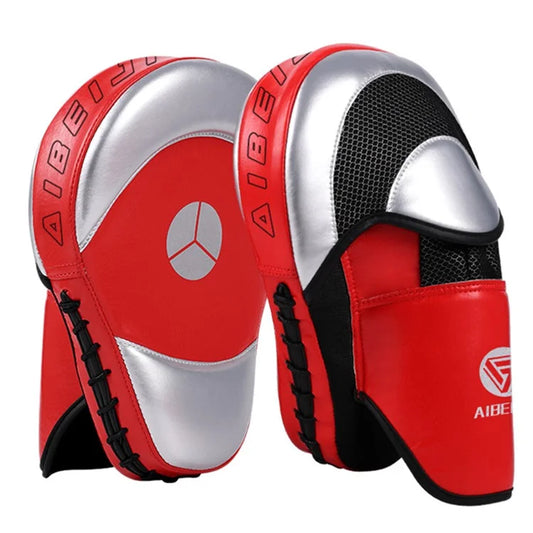 AIBEIJIAN 1Pc Boxing Pads for Children, and Adults, Curved Muay Thai Punching Pad