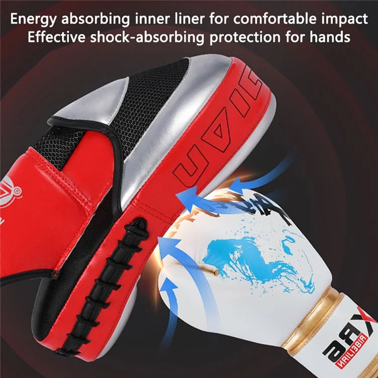 AIBEIJIAN 1Pc Boxing Pads for Children, and Adults, Curved Muay Thai Punching Pad