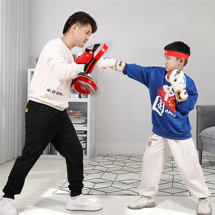 AIBEIJIAN 1Pc Boxing Pads for Children, and Adults, Curved Muay Thai Punching Pad