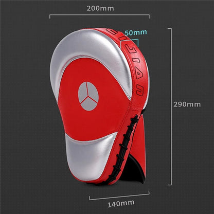 AIBEIJIAN 1Pc Boxing Pads for Children, and Adults, Curved Muay Thai Punching Pad