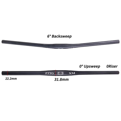 ZTTO 31.8mm x 720mm / 780mm Aluminum Alloy Bicycle Handlebar MTB Bike Straight Bar