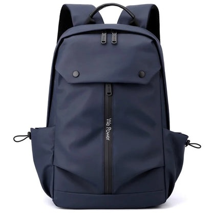 WEPOWER 1261 Travel Backpack Waterproof Nylon Shoulder Bag with External USB Port, 43x13x29cm