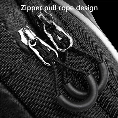 WOSAWE MB027-B Motorcycle Drop Leg Bag Oxford Cloth Reflective Waist Pack