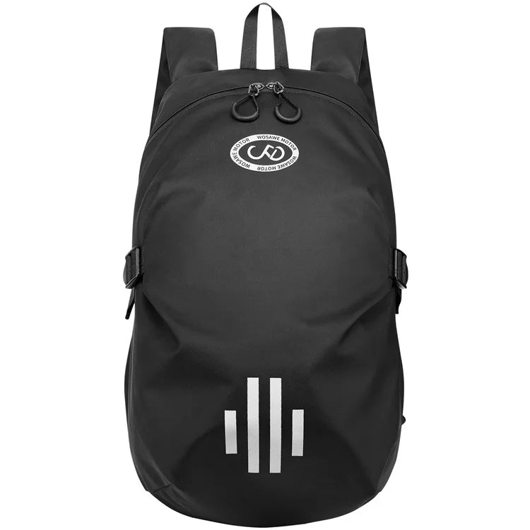 WOSAWE MB026 Motorcycle Helmet Backpack Waterproof Oxford Cloth Shoulder Bag, 36x25x50cm