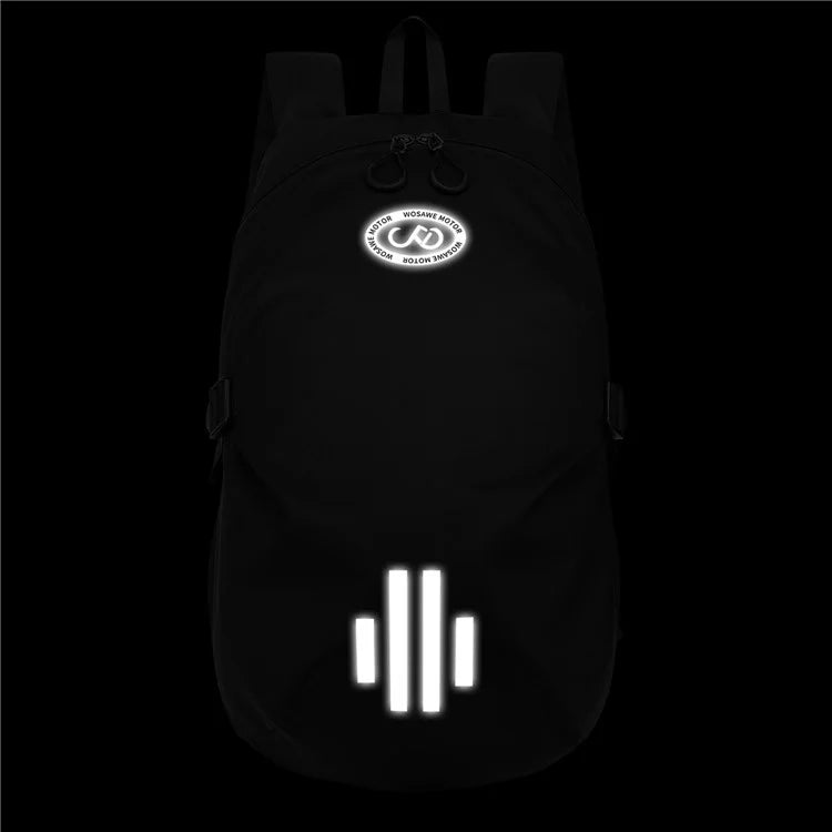 WOSAWE MB026 Motorcycle Helmet Backpack Waterproof Oxford Cloth Shoulder Bag, 36x25x50cm