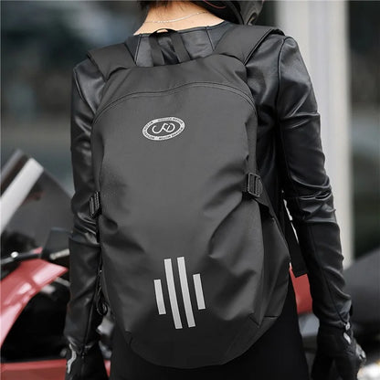 WOSAWE MB026 Motorcycle Helmet Backpack Waterproof Oxford Cloth Shoulder Bag, 36x25x50cm