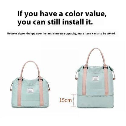 HINDUL Travel Duffel Tote Bag Oxford Fabric Waterproof Sports Yoga Gym Bag, Size: 46*14*36cm