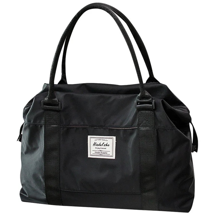 HINDUL Travel Duffel Tote Bag Waterproof Weekender Bags with Trolley Sleeve Size: 44*15*34cm