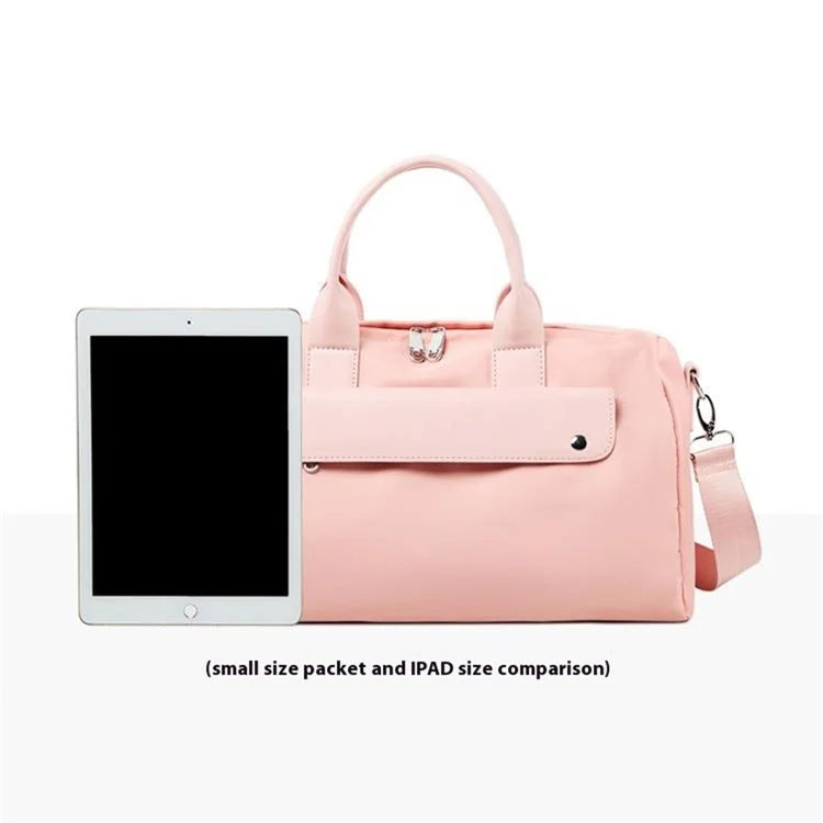 Oxford Cloth Sports Handbag 39x19x21cm Gym Bag Duffle Bag Weekend Overnight Shoulder Crossbody Bag