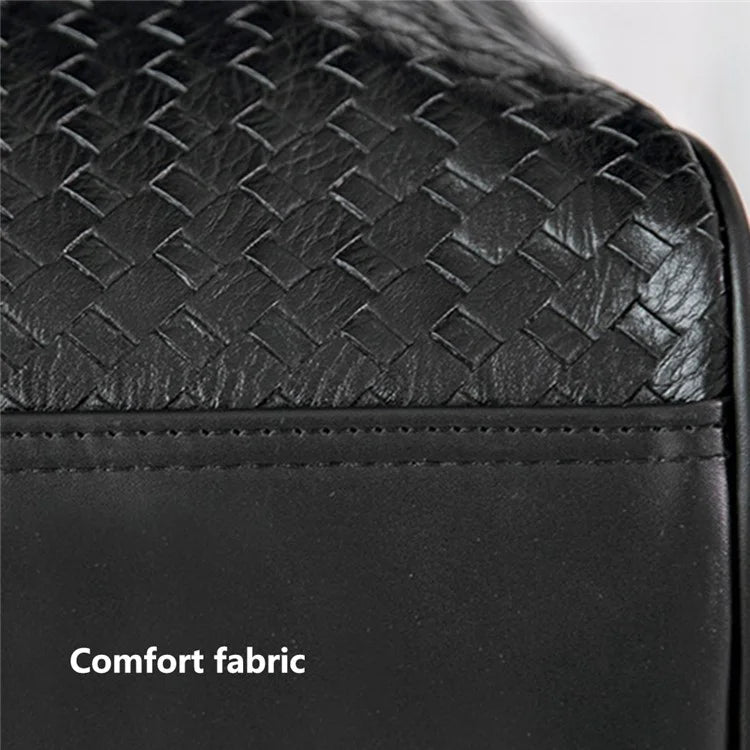 45x21x24cm Waterproof Gym Bag PU Leather Duffle Bag Weekend Overnight Crossbody Bag Handbag